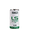 Choose Your Saft Battery: Explore LS 17330 2/3A 3.6V Li-SOCl2 Cell Versions | Batteries In A Flash Select Saft Battery Sizes - LS 17300 2/3A 3.6V Li-SOCl2 Cells Available in Multiple Versions