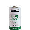 Choose Your Saft Battery: Explore LS 26500 C 3.6V Li-SOCl2 Cell Versions | Batteries In A Flash Select Saft Battery Sizes - LS 26500 C 3.6V Li-SOCl2 Cells Available in Multiple Versions